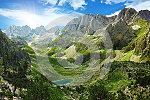 Lakes in Albanian Alps photo