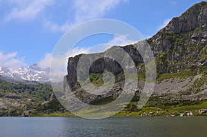 Lakes of Covadonga in Asturias.