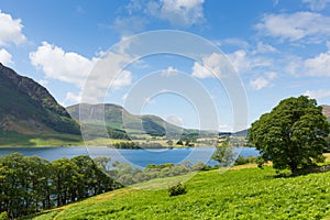 The Lakes Crummock Water Cumbria North West England UK between Buttermere and Loweswater