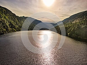 The lakes at Glendalough in the Wicklow mountains of Ireland