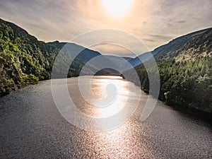 The lakes at Glendalough in the Wicklow mountains of Ireland