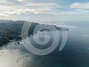 Lakes and Lagoons in Coron, Palawan. Philippines.