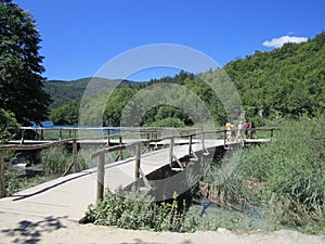 Lakes of the National park Plitvicka Jezera