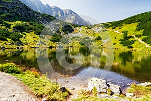 Lakes Rohacske plesa in West Tatras, Slovakia