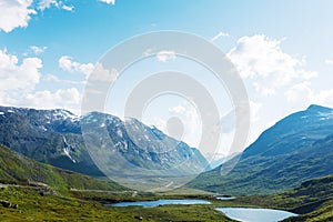 Lakes on the top of mountains, Norway