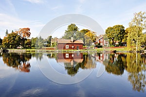 Lakeside cottages