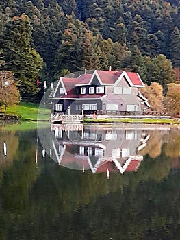 Lakeside house