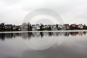 Lakeside view in Silkeborg Denmark