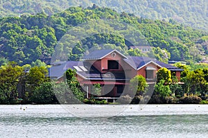 the lakeside villa in Changsha West Lake Park