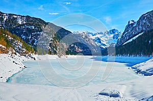 The lakeside walk, Gosausee, Gosau, Austria