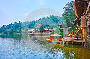 The lakeside walk, Mae Sa-Nga Lake, Ban Rak Thai, Thailand