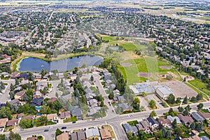 Lakeview Aerial over Saskatoon, Canada