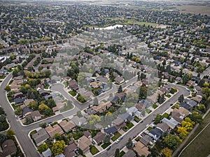 Lakeview Neighborhood Aerial View in Saskatoon