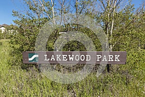 Lakewood Park in the city of Saskatoon, Canada