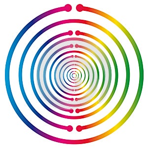 Lakhovsky Multiwave Oscillator Resonator Antenna, Scalar Wave Emitter for Harmonization - Vector Design - Rainbow Spectrum photo