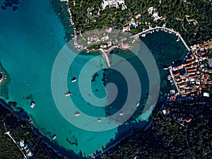 Lakka from above, Paxos