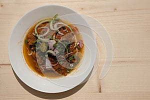 Laksa Johor prepared during Eid Mubarak