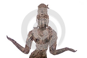 Lakshmi hindu goddess of wealth fortune and prosperity. Antique