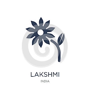 Lakshmi icon. Trendy flat vector Lakshmi icon on white background from india collection