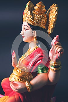 Lakshmi or laxmi puja on diwali festival