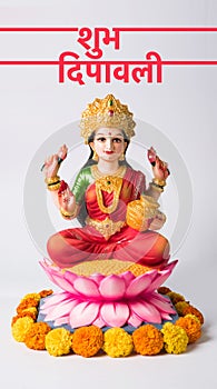 Lakshmi or laxmi puja on diwali festival