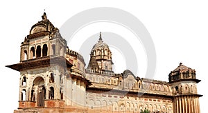 Lakshmi Narayan Mandir temple India isolated on white background