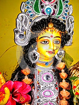Lakshmi puja sharad Purnima or kojagiri Purnima celebrating.