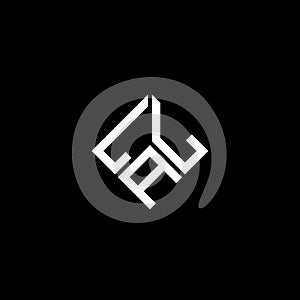 LAL letter logo design on black background. LAL creative initials letter logo concept. LAL letter design