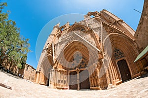 Lala Mustafa Pasha Mosque formerly St. Nicholas Cathedral. Famagusta, Cyprus photo