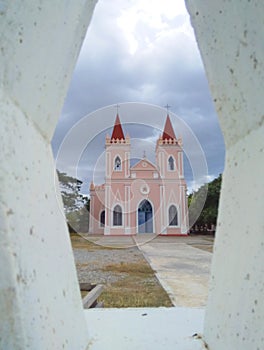 Laleia church in Timor-Leste. photo