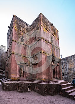 Lalibela, Ethiopia. Famous Rock-Hewn Church of Saint George - Bete Giyorgis