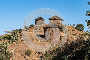 Lalibela, Ethiopia. Famous Rock-Hewn Church of Saint George - Bete Giyorgis