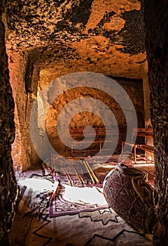 Lalibela, Ethiopia. Famous Rock-Hewn Church of Saint George - Bete Giyorgis