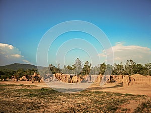 Lalu the grand canyon of Thailand. Lalu is a natural attraction in Sa Kaeo province ,Thailand.