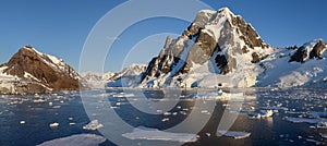 Lamaire Channel - Antarctic Peninsula in Antarctica photo