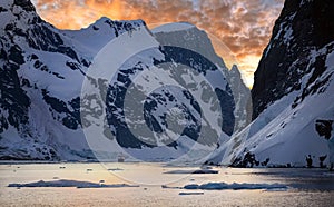 Lamaire Channel - Antarctic Peninsula - Antarctica photo