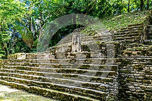 Lamanai archaeological reserve mayan ruins Stella Belize photo