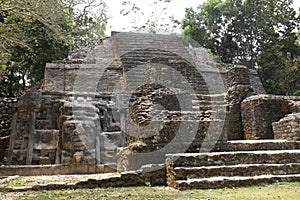 The Lamanai ruins in Belize photo