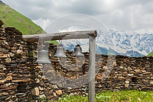 Lamaria old church in village Ushguli