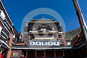 Lamasery in lasa tibet china