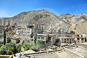 Lamayuru Buddhist Monastery nestled within the Indian Himalayan region of Ladakh, India