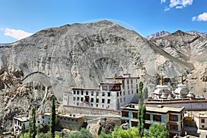 Lamayuru Buddhist Monastery nestled within the Indian Himalayan region of Ladakh, India