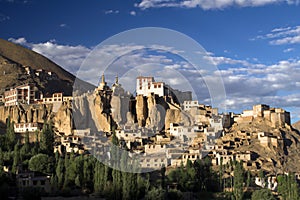 Lamayuru buddhist monastery and village in Ladakh