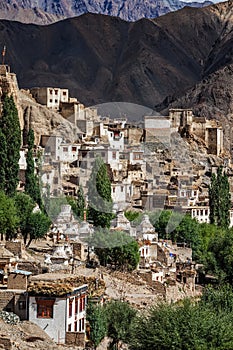 Lamayuru gompa Buddhist monastery in Himalayas