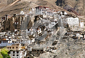 Lamayuru gompa - buddhist monastery in Indus valley