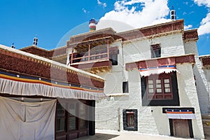 Lamayuru Monastery Lamayuru Gompa in Ladakh, Jammu and Kashmir, India. The Monastery was