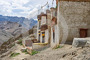 Lamayuru monastery, Tibetan style monastery in Leh, Ladakkh region,Jammu Kashmir, India