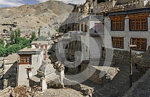 Lamayuru - one of the early monasteries of Ladakh, located in the valley of the upper Indus photo