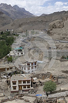 Lamayuru or Yuru Monastery a Tibetan Buddhist monastery in Lamayouro, Leh district, India.