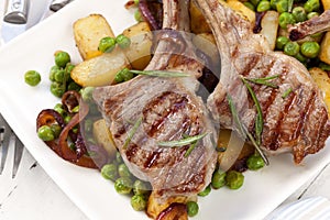 Lamb Cutlets Dinner